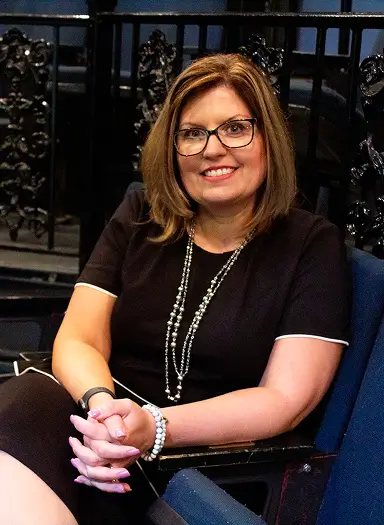 Assistant Vice President Ruth Leber at Starkweather & Shepley, discussing theatre risk solutions.