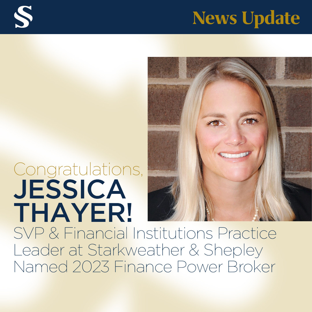 Congratulations to Jessica Thayer, 2023 Finance Power Broker at Starkweather & Shepley.