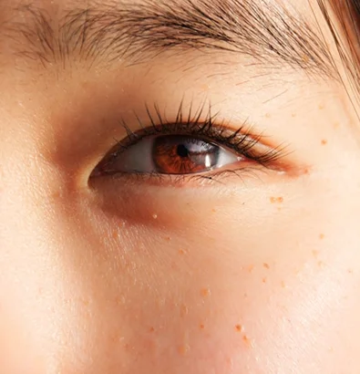 Close-up of an eye symbolizing insight and strategic vision for financial solutions and comprehensive coverage.