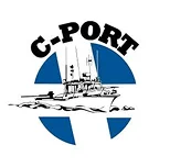 C-PORT program logo featuring a marine vessel, Starkweather & Shepley Insurance.