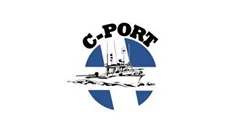 C-PORT Marine Risk Solutions logo featuring a boat, highlighting vessel protection services.